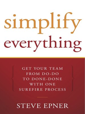 cover image of Simplify Everything